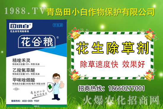 花生田雜草種類多，花生除草劑怎么選？花生除草用藥推薦！