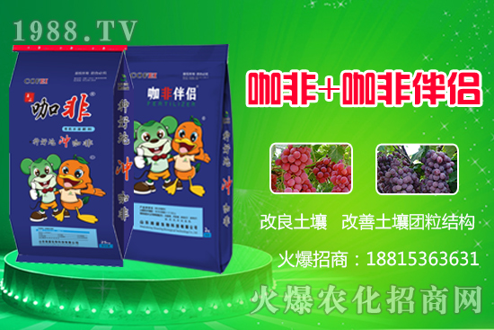 種好地沖好肥，解決作物生長難題，“咖非+咖非伴侶”開創(chuàng)有機水溶肥新時代！