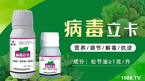 破解植物病毒防治難題！快速恢復(fù)生機(jī)！這個(gè)藥打上就管用！