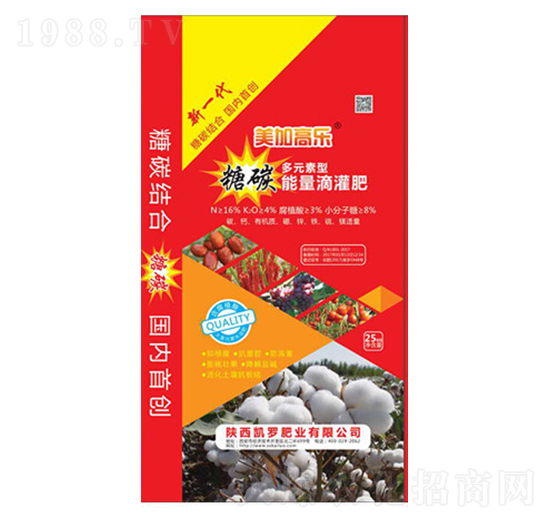 糖碳能量滴灌肥-美加高樂-凱羅肥業(yè)