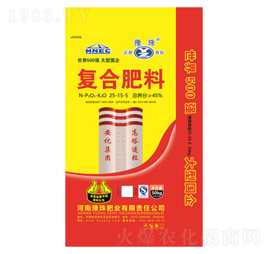 高塔造粒復(fù)合肥料25-15-5-豫珠肥業(yè)