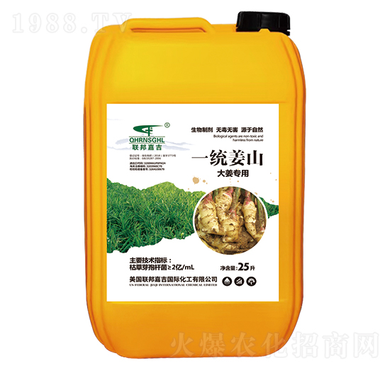 大姜專用微生物菌劑-一統(tǒng)姜山-聯(lián)邦嘉吉
