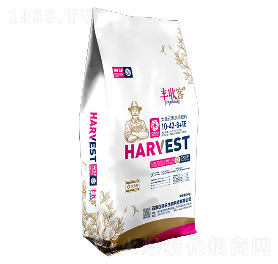 5kg大量元素水溶肥料10-42-8+TE-豐收客-洛農生物