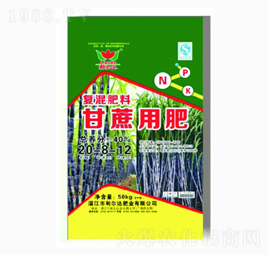 甘蔗專用復(fù)混肥料20-8-12-利爾達