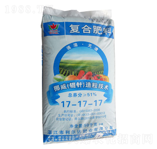 復合肥料17-17-17-利爾達