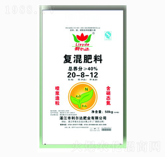 50千克復(fù)混肥料20-8-12-利爾達