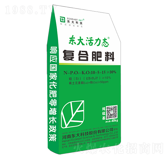 硫酸鉀型復合肥料10-5-12-東大活力態(tài)-東大科技
