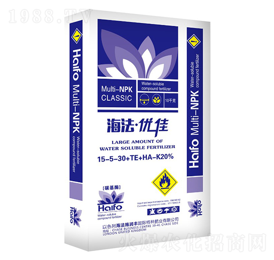 海法優(yōu)佳15-5-30+TE+HA-普潤(rùn)豐