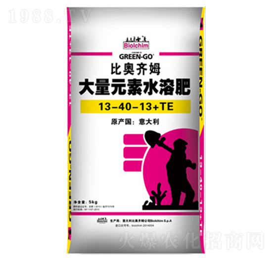 大量元素水溶肥13-40-13+TE-比奧齊姆-眾德集團