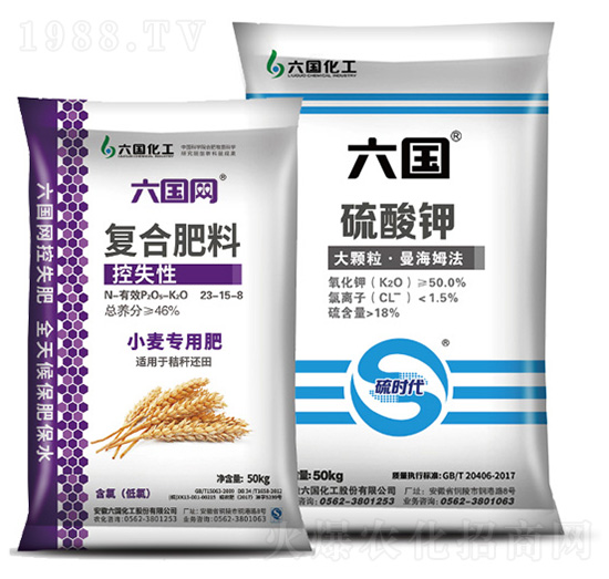 小麥專用控失性復(fù)合肥料-六國網(wǎng)-銅化集團