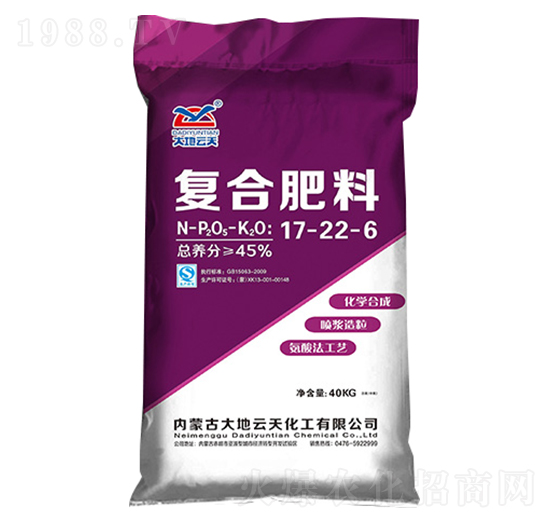 復合肥料17-22-6-大地云天