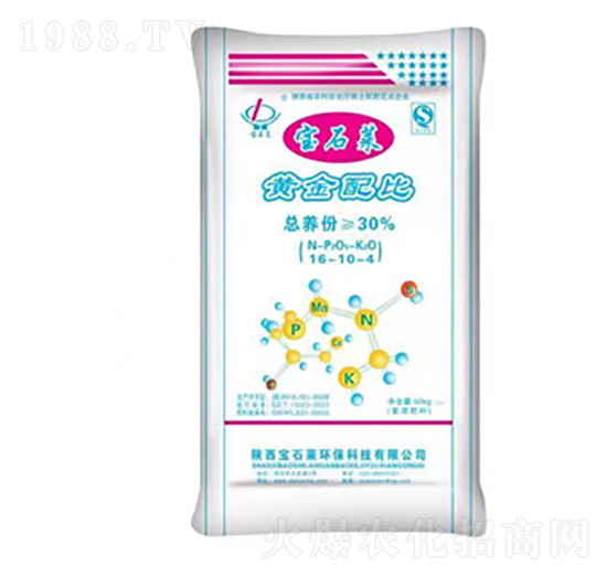 摻混肥料16-10-4-黃金配比-寶石萊