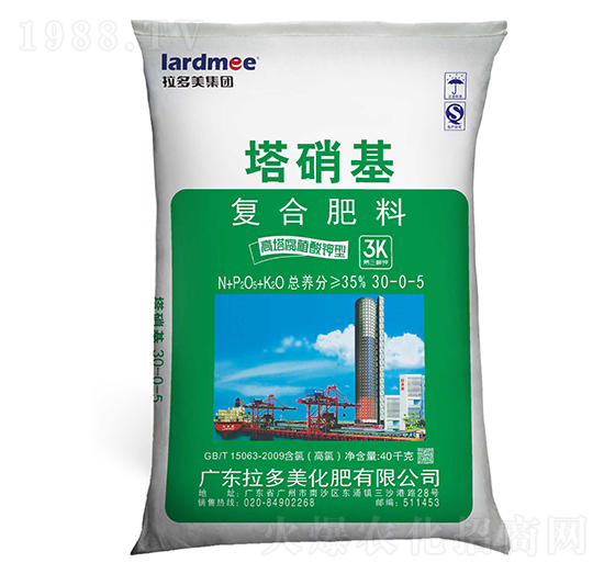 小麥專用復(fù)合肥料30-0-5-拉多美