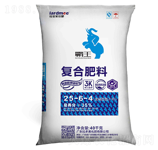 硝硫型復合肥料25-6-4-霸王-拉多美
