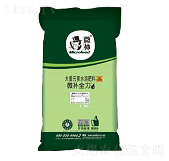 通用配方滴灌用水溶性肥料20-10-20-微補(bǔ)海藻全力-微補(bǔ)植物