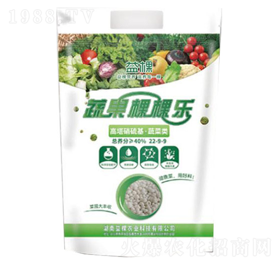 蔬果棵棵樂復合肥料22-9-9-益棵