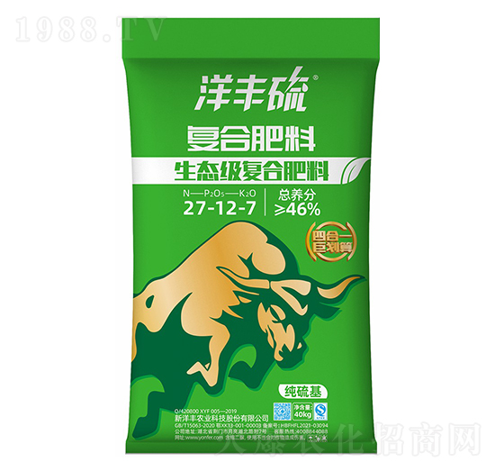 生態(tài)級復合肥料27-12-7-洋豐硫-新洋豐肥業(yè)