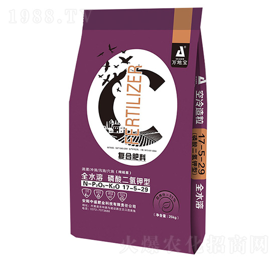 膨果專(zhuān)用肥17-5-29硫基高鉀復(fù)合肥-中盛肥業(yè)