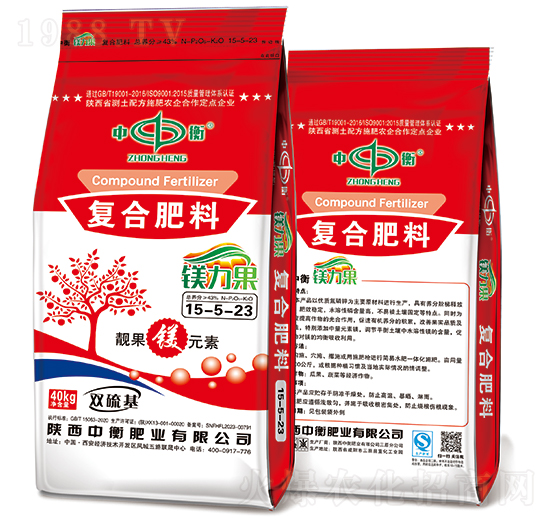 鎂力果復合肥料15-5-23（雙硫基）-中衡