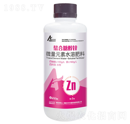 螯合糖醇鋅（瓶）-雨露艾爾豐