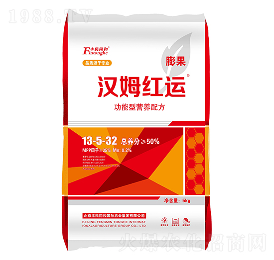 膨果型功能營養(yǎng)配方肥-漢姆紅運-和潤農(nóng)業(yè)