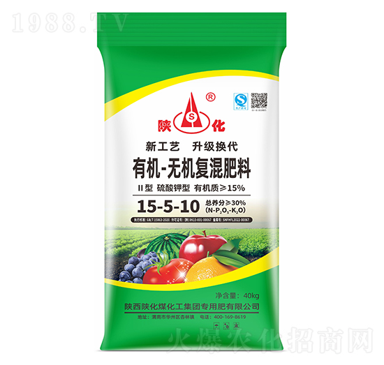 硫基有機(jī)無機(jī)復(fù)混肥15-5-10-陜化