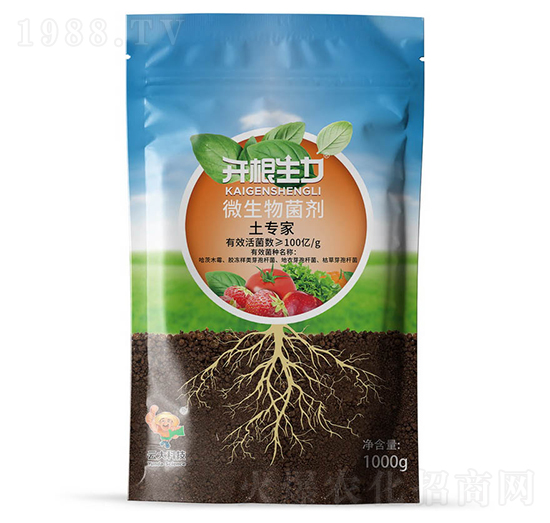 微生物菌劑粉劑100億復合菌土專家-開根生力-云大科技