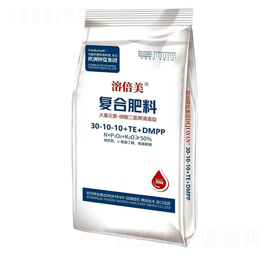 磷酸二氫鉀滴灌型大量元素復合肥料30-10-10+TE+DMPP-溶倍美-德鉀鹽國際