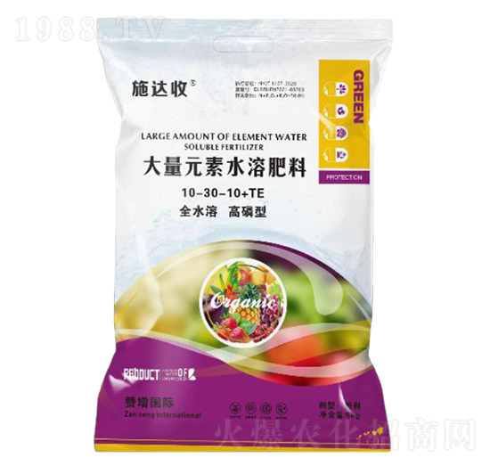 高氮型大量元素水溶肥15-30-15+TE-贊增農(nóng)業(yè)