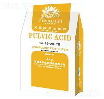 金世紀(jì)黃腐酸多元磷鉀14-15-20+TE-正旺農(nóng)肥