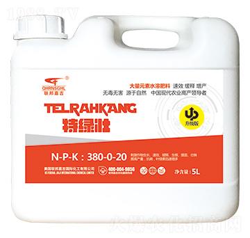 5L大量元素水溶肥料380-0-20-特綠壯-聯(lián)邦嘉吉