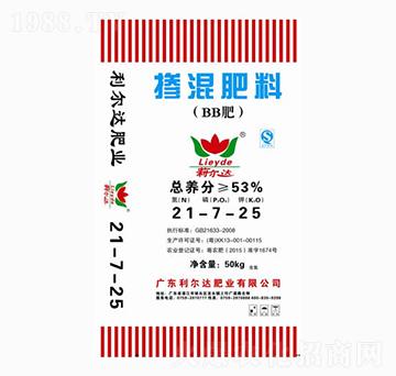 摻混肥料21-7-25-利爾達