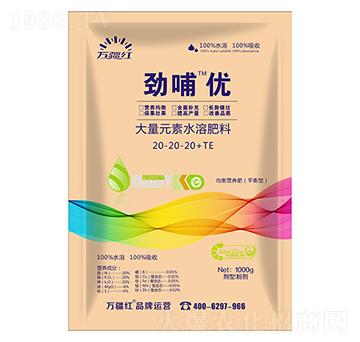 1000g均衡營養(yǎng)型大量元素水溶肥料20-20-20+TE-勁哺優(yōu)-萬疆紅