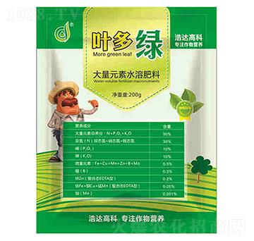 大量元素水溶肥-葉多綠-浩達(dá)生物