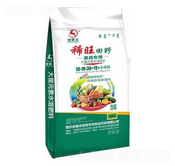 果蔬專用大量元素水溶肥10-10-30+TE-稀旺田野-發(fā)財(cái)羊