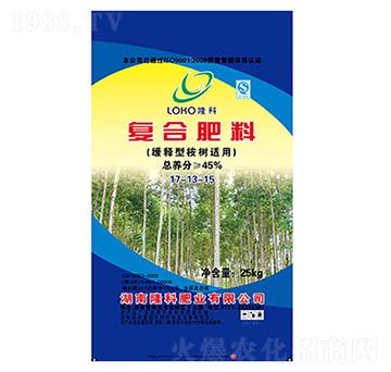 隆科牌復(fù)合肥（緩釋型桉樹(shù)適用）17-13-15-隆科農(nóng)資