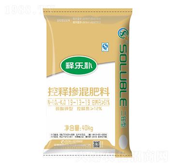 金裝控釋摻混肥料19-13-19-釋樂(lè)補(bǔ)-茂施肥料