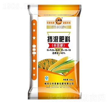 長(zhǎng)效摻混肥料25-10-10-一粒全-阜康化肥