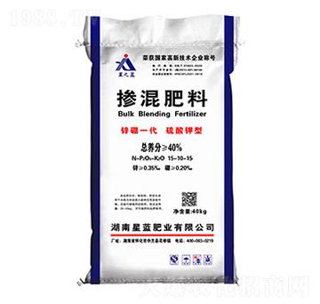 硫酸鉀型摻混肥料15-10-15-鋅硼一代-星藍肥業(yè)