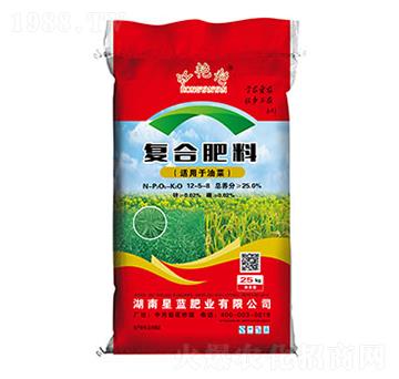 油菜適用復合肥料12-5-8-紅艷艷-星藍肥業(yè)