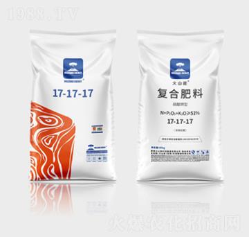 火山能硫酸鉀型復合肥料17-17-17